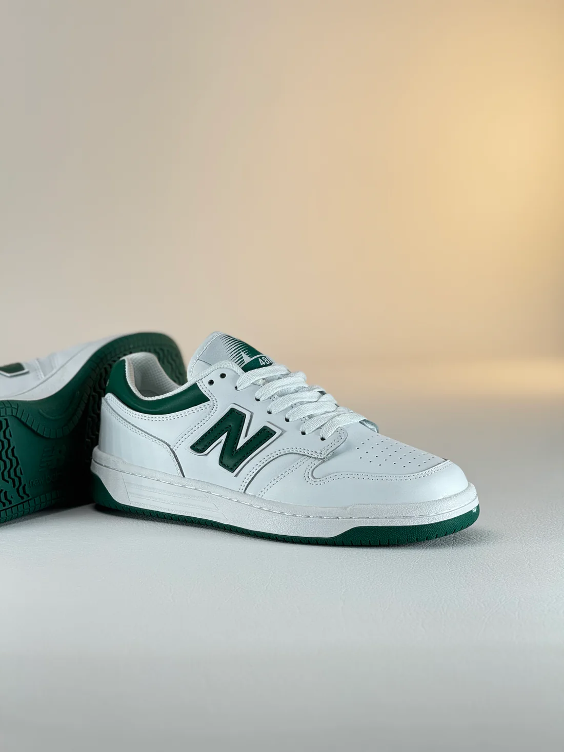 New Balance 480 White Green - Imagen 4