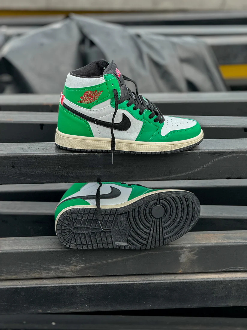 Nike Air Jordan High Retro 1 Lucky Green - Imagen 4