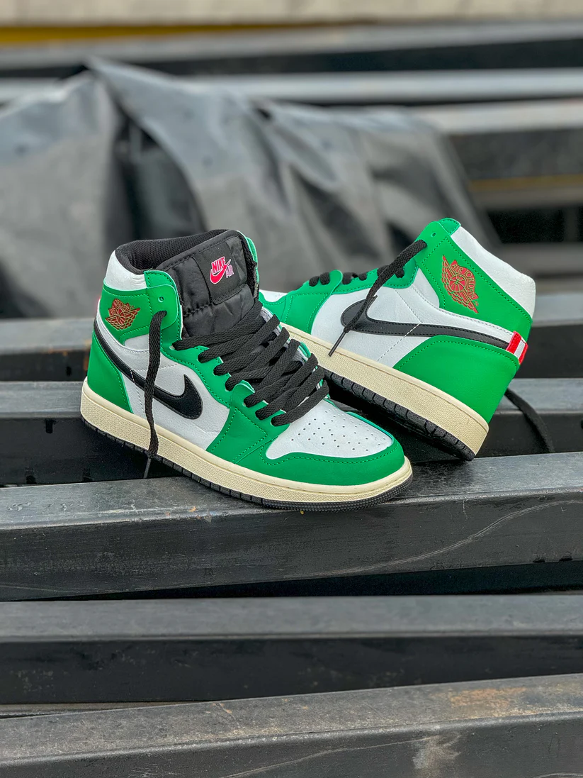 Nike Air Jordan High Retro 1 Lucky Green - Imagen 5