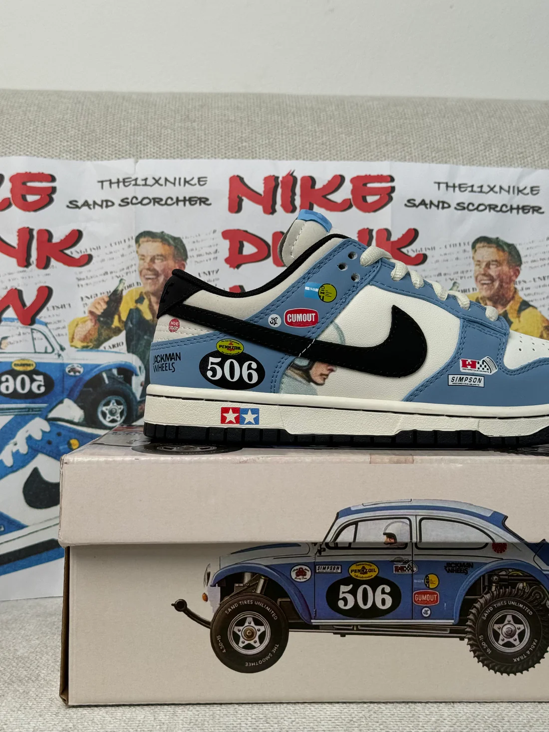 Nike Dunk Low x TAMIYA BUGGY RACING - Imagen 4