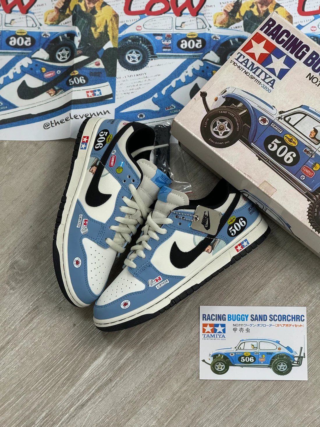 Nike Dunk Low x TAMIYA BUGGY RACING - Imagen 2