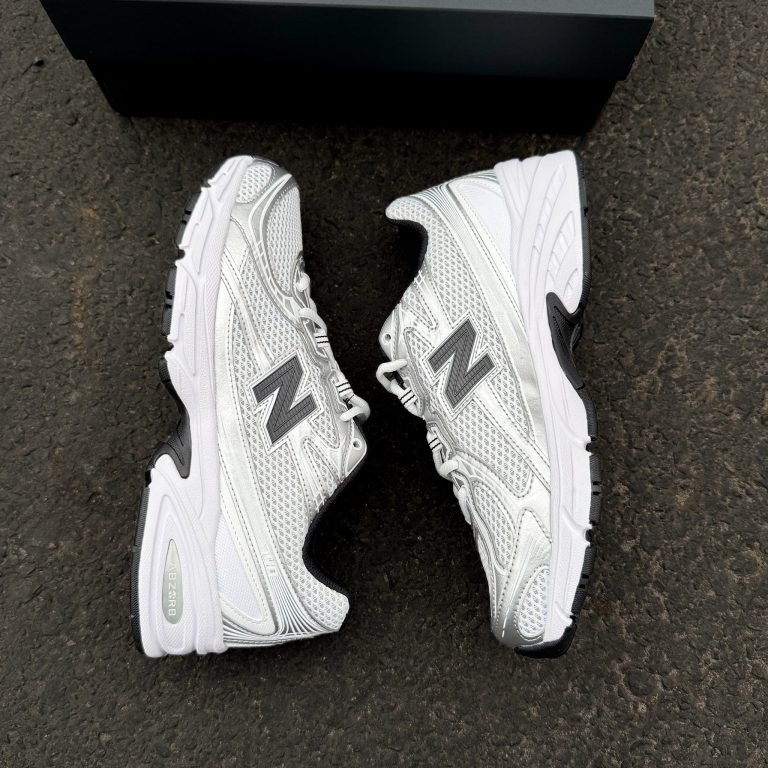 New Balance 740 White Silver Metallic Navy - Imagen 2